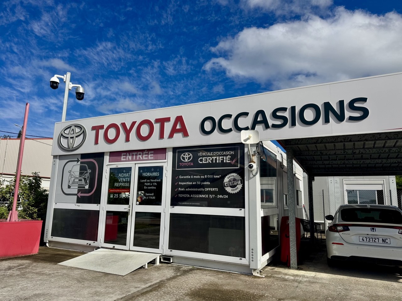Devanture Toyota Occasions à Ducos, Nouméa